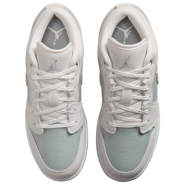 Jordan Air Jordan 1 Low SE - Boys' Grade School - Soft Pearl/Light Smoke Grey/Off White - Image 4