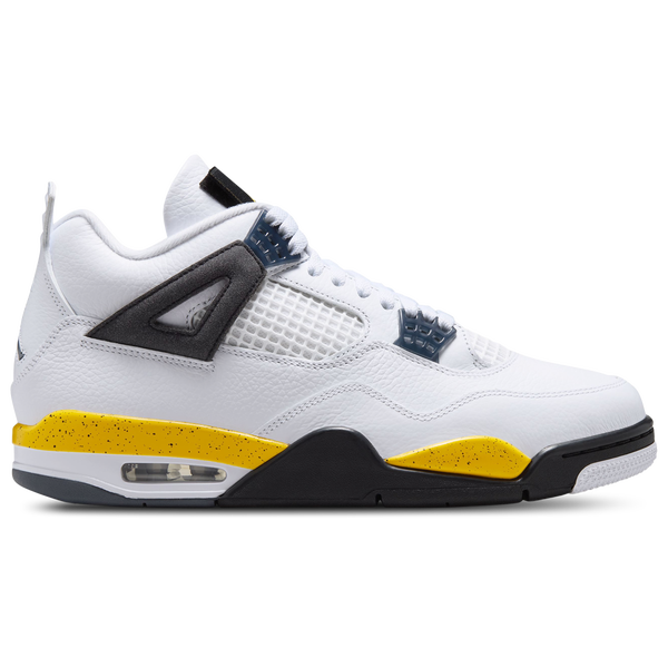 Jordan Air Jordan Retro 4 - Men's - White/Yellow