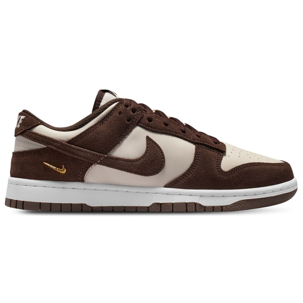 Nike Dunk Low SE - Women's - Orewood Brown/White/Metallic Gold