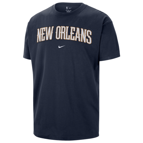 Nike Pelicans Wordmark Standard Issue S/S T-Shirt - Men's - Navy