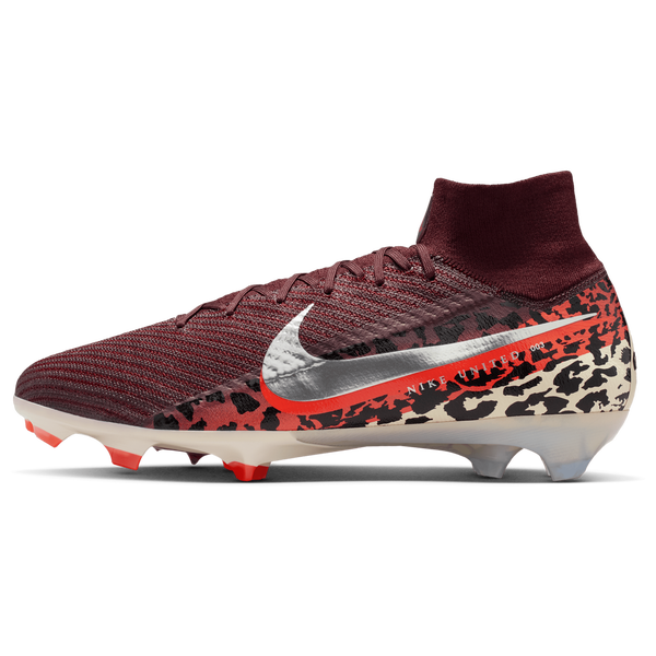 Nike Zoom Superfly 10 Elite FG - Men's - Mtlc Silver/Burgundy Crush/Univ Red - Image 2