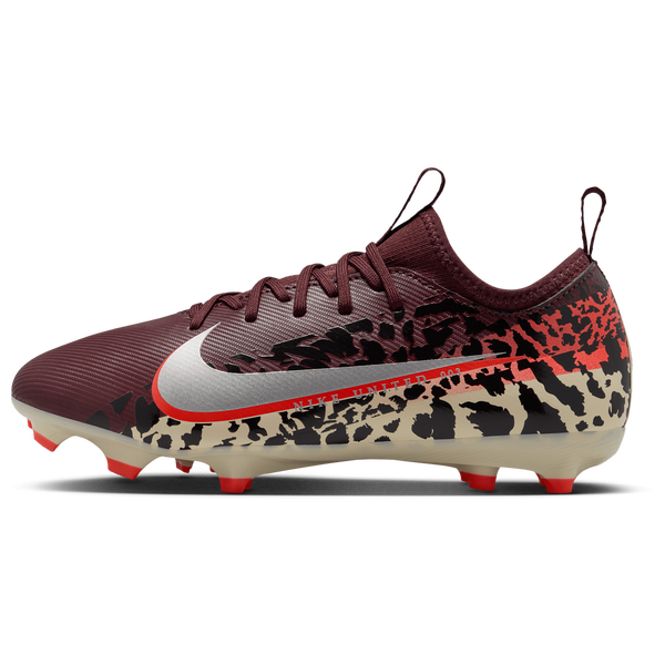 Nike JR Zoom Vapor 16 Academy FG/MG - Boys' Grade School - Burgundy Crush/Metallic Silver/University Red - Image 2