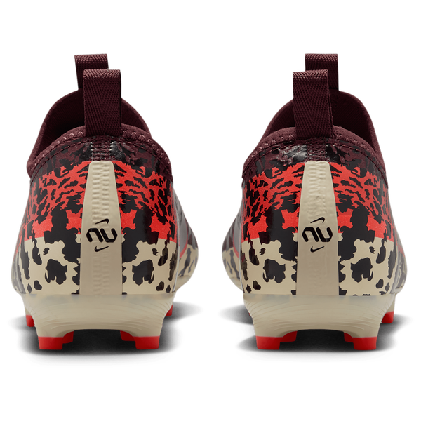 Nike JR Zoom Vapor 16 Academy FG/MG - Boys' Grade School - Burgundy Crush/Metallic Silver/University Red - Image 3