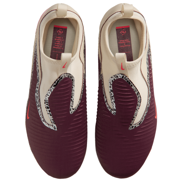 Nike Phantom 6 High Academy FG/MG - Boys' Grade School - Burgundy Crush/Fossil/University Red - Image 4