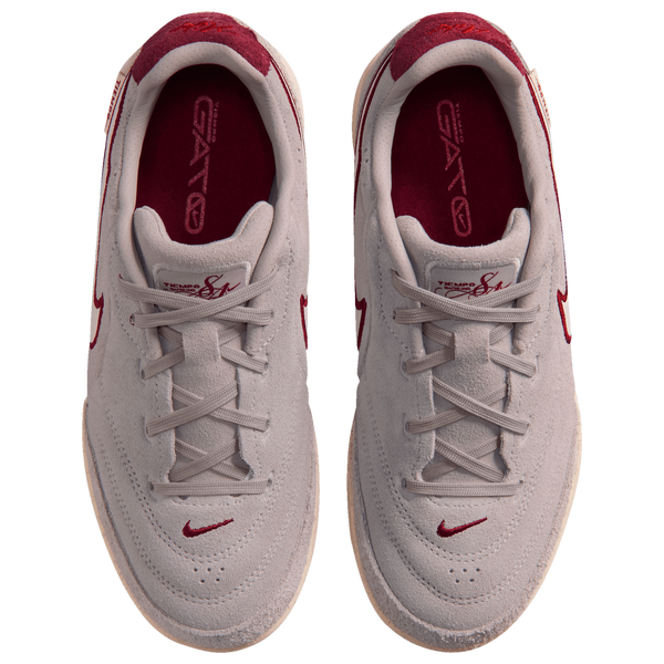 Nike Tiempo StreetGato Premium - Boys' Grade School - Chalk/Moon Particle/Team Red - Image 4