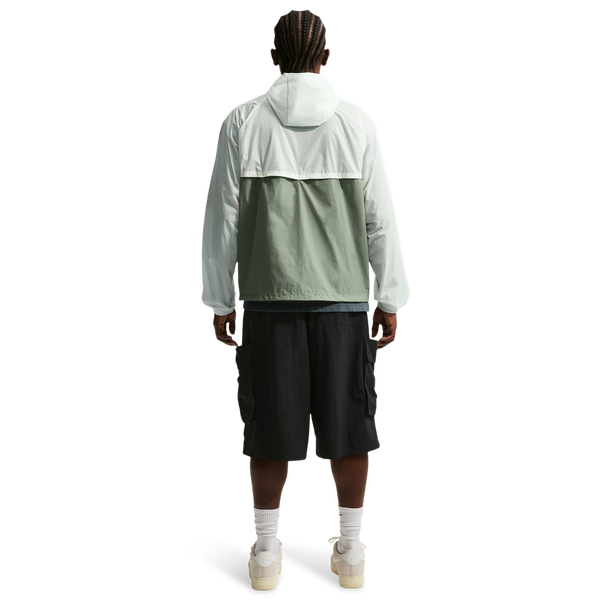 Nike Windrunner Lightweight Unlined FZ UV Jacket - Men's - Barely Green/White/Jade Horizon - Image 4