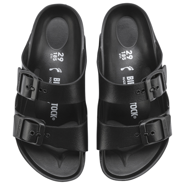 Birkenstock Arizona - Girls' Preschool - Black/Black - Image 2
