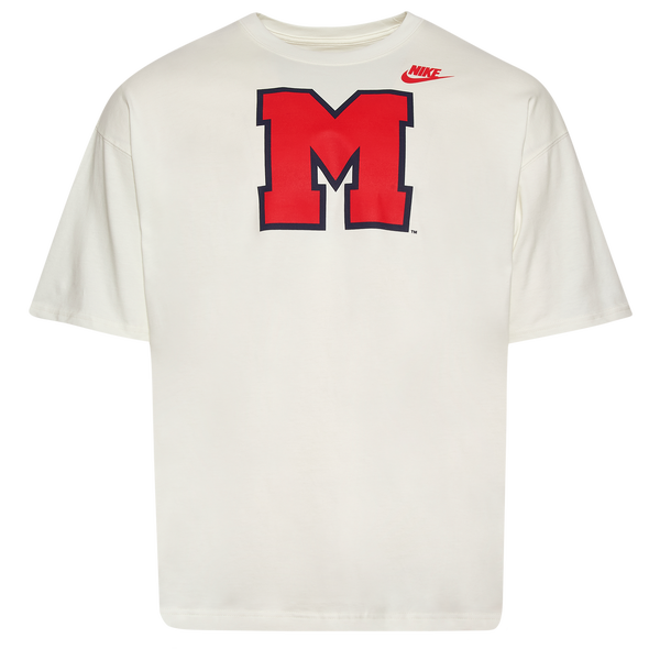 Nike Ole Miss Alt Logo Short-Sleeve T-Shirt - Men's - White