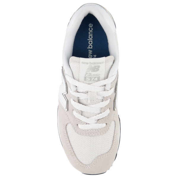 New Balance 574 - Boys' Preschool - Grey/White - Image 3