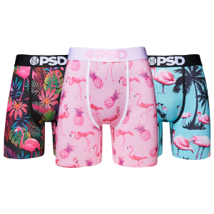 PSD Flamingo Jungle 3 Pack Underwear - Men's - Pink/Blue/Multi