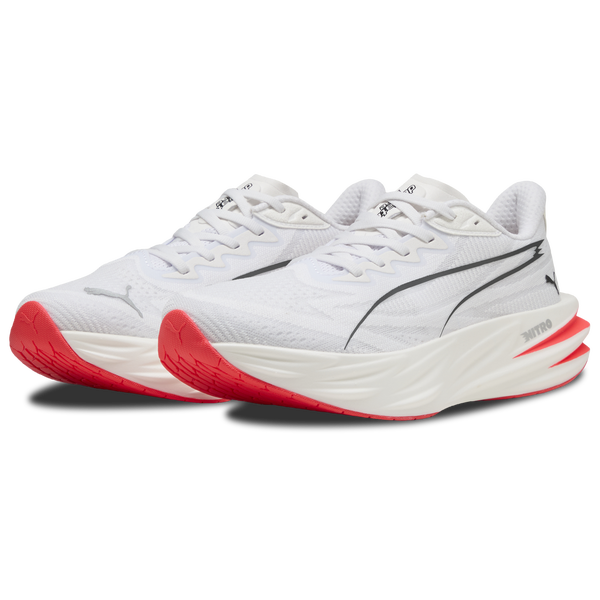 PUMA Deviate Pure Nitro - Women's - White/Red - Image 6