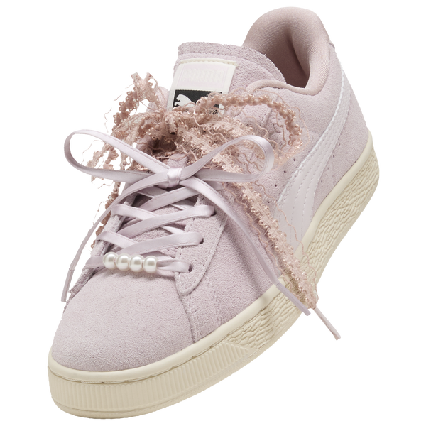 PUMA Suede Bloom - Women's - Misty Pink/Powder Pink - Image 7