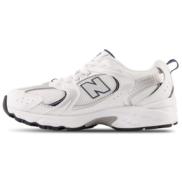 New Balance 530 - Boys' Preschool - White/Navy - Image 2