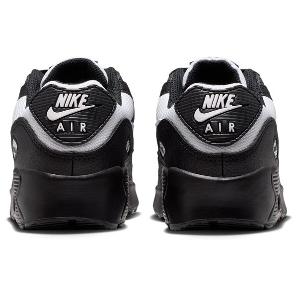 Nike Air Max 90 Mesh - Boys' Grade School - Black/White - Image 3