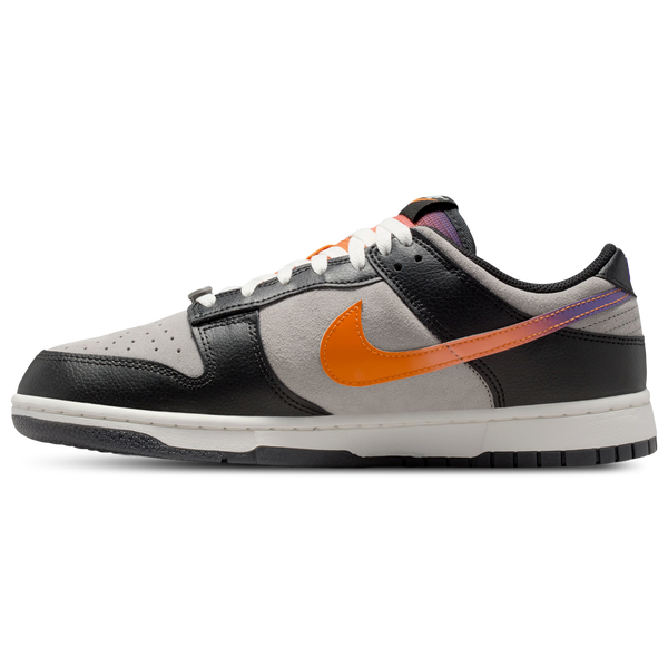 Nike Dunk Low Retro Premium - Men's - Medium Grey/Orange Peel/Black - Image 2
