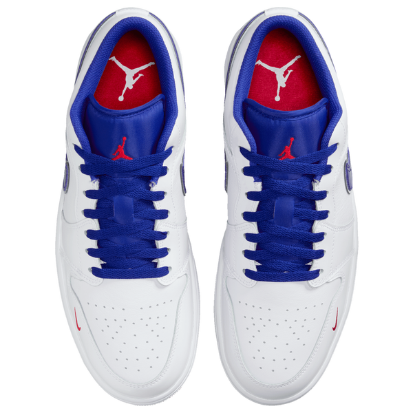 Jordan Air Jordan 1 Low SE - Men's - Glacier Blue/Old Royal White - Image 4