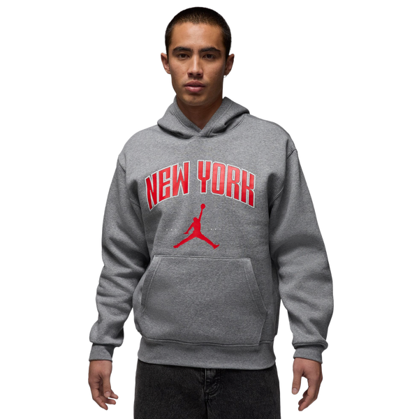 Jordan New York City HBR Fleece Pullover - Men's - Grey