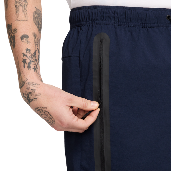 Nike Tech Woven Shorts - Men's - Black/Obsidian - Image 3