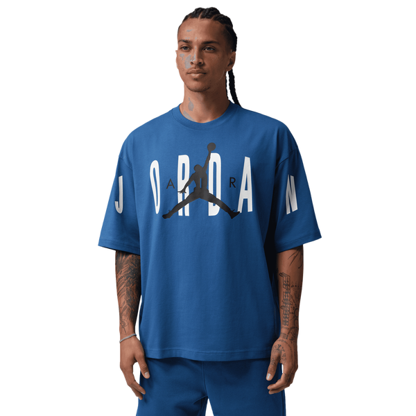 Jordan Stretch Oversized Short Sleeve Crew - Men's - Blue