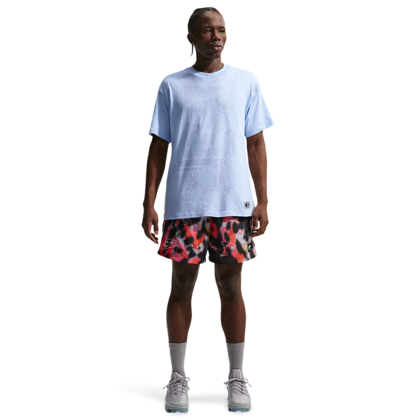 Nike Max 90 Short Sleeve T-Shirt - Men's - Hydrogen Blue/Bright Violet - Image 3