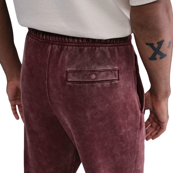 Nike CWash Club Basketball Cuff Pants - Men's - Dark Team Red - Image 2