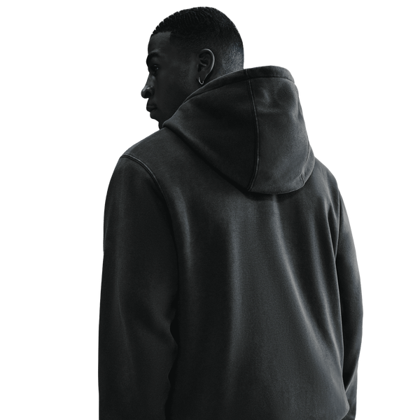 Nike CWash Club Basketball Hoodie - Men's - Anthracite - Image 2
