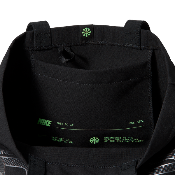 Nike Heritage Tote 2.0 - Adult - Black/Metallic Cool Grey/Black - Image 3