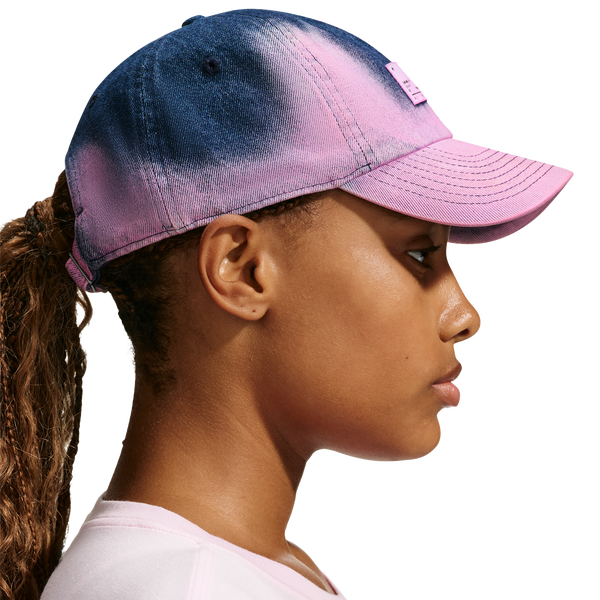 Nike Denim Club Cap - Adult - College Navy/Deep Sea Blue/Foam Pink - Image 4