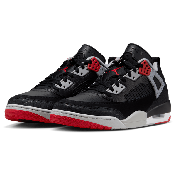 Jordan Spizike Low - Men's - Black/Grey/Red - Image 6