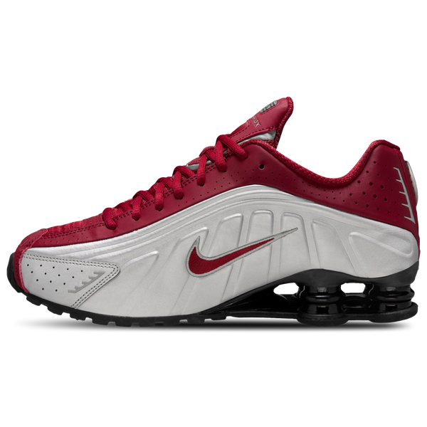 Nike Shox R4 - Men's - Team Crimson/Metallic Silver/Black - Image 2