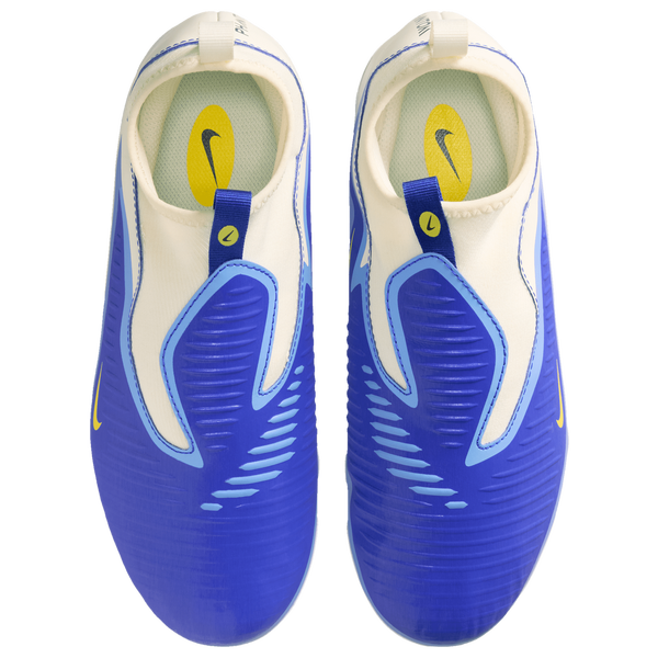 Nike JR Phantom 6 High Acad LV8 FG - Boys' Grade School - Racer Blue/Dk Obsidian - Image 4