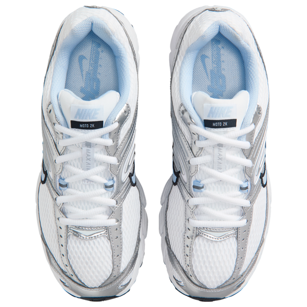 Nike Air Max Moto 2K - Women's - Hydrogen Blue/White/Mtlc Silver - Image 4