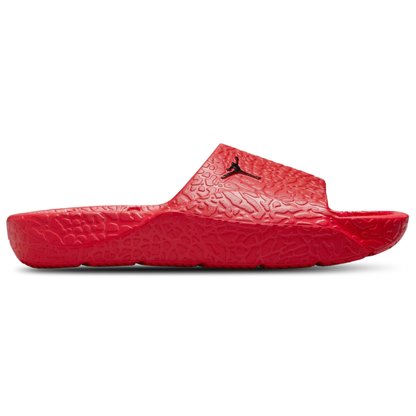 Jordan Franchise Shower Slides - Men's - Black/Fire Red