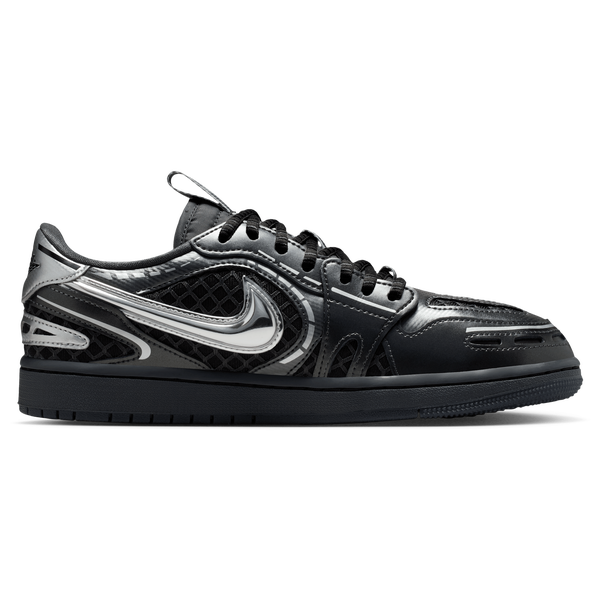 Jordan AJ 1 MM - Women's - White/Black/Metallic Silver