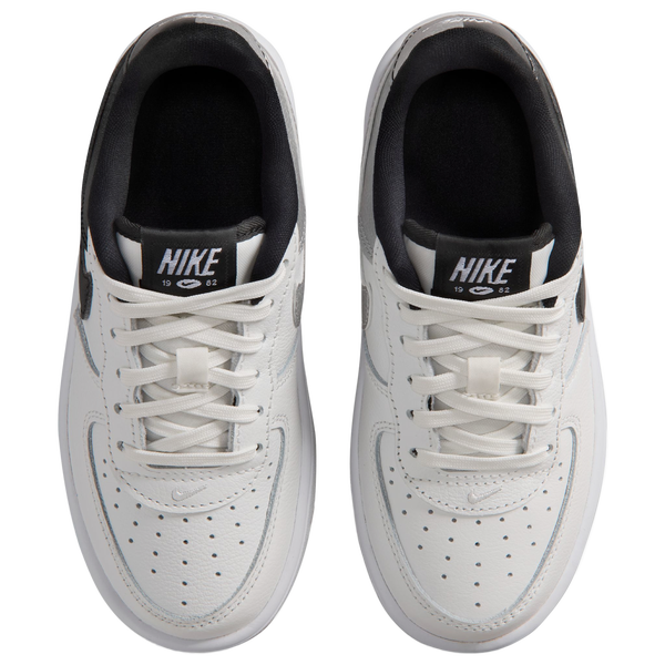 Nike Force 1 Low Lv8 5 Lace-Up - Boys' Preschool - Summit White/Black/Grey - Image 4