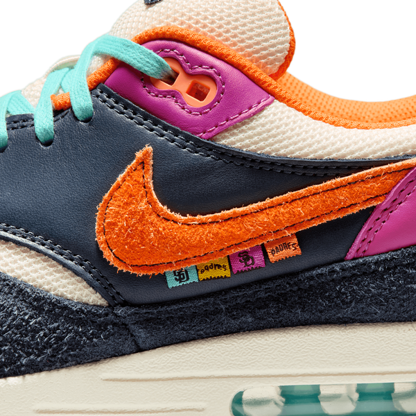 Nike Air Max 1 Padres - Men's - Navy/Tan/Orange - Image 9