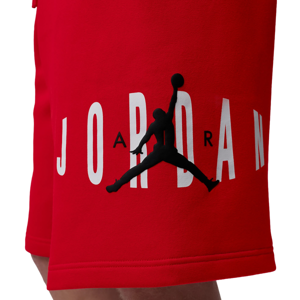 Jordan Essentials Cat Scratch Shorts - Men's - Black/Fire Red - Image 5