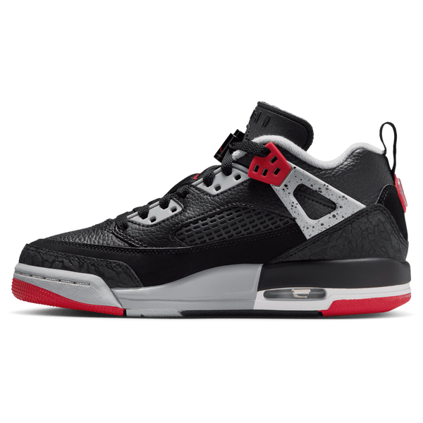 Jordan Spizike Low - Boys' Grade School - Gym Red/Black/Wolf Grey - Image 2