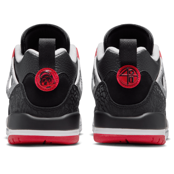 Jordan Spizike Low - Boys' Grade School - Gym Red/Black/Wolf Grey - Image 3