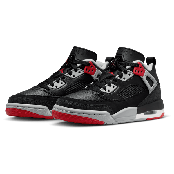 Jordan Spizike Low - Boys' Grade School - Gym Red/Black/Wolf Grey - Image 6