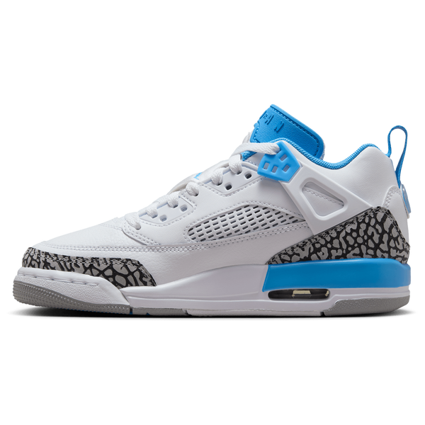 Jordan Spizike Low - Boys' Grade School - White/Carolina - Image 2