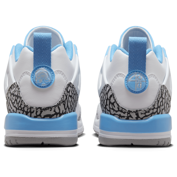 Jordan Spizike Low - Boys' Grade School - White/Carolina - Image 3
