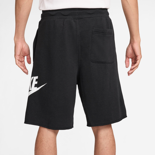 Nike Club Alumni FT Shorts - Men's - Black/Black/White - Image 2
