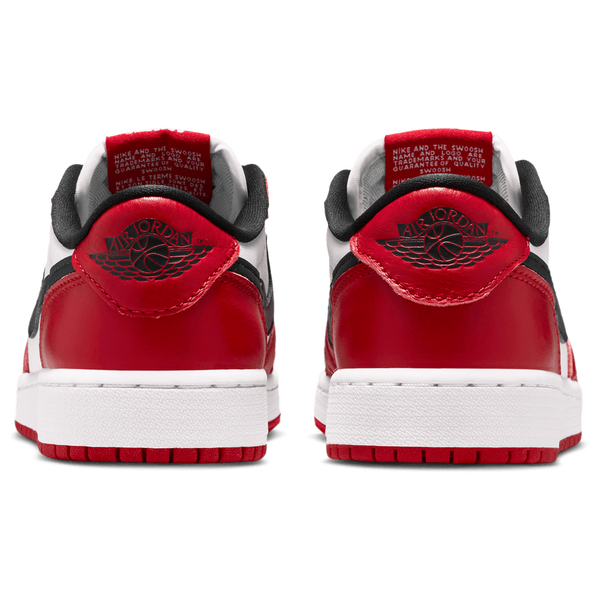 Jordan AJ 1 Retro Low OG - Boys' Grade School - Summit White/Varisty Red/Black - Image 3