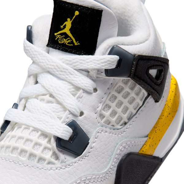 Jordan Retro 4 - Boys' Toddler - Yellow/White/Blue - Image 6