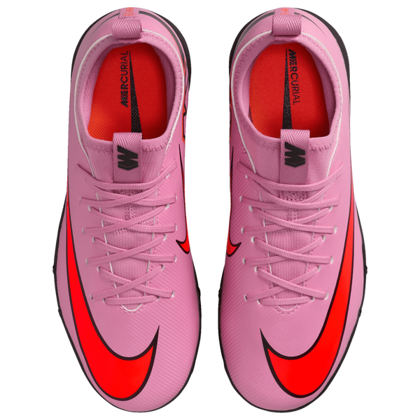 Nike JR Zoom Vapor 16 Academy TF - Boys' Grade School - Total Crimson/Magic Flamingo/Black - Image 4