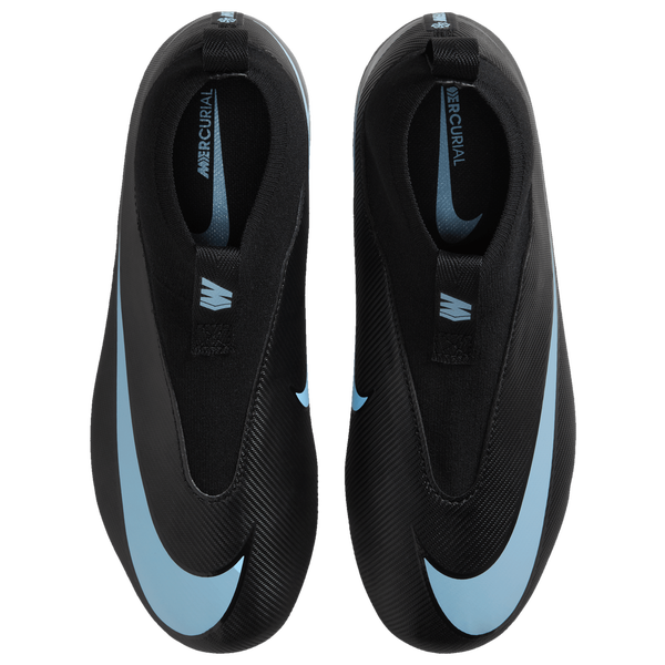 Nike JR Zoom Superfly 10 Acad FG/MG - Boys' Grade School - Black/Ice Blue - Image 4
