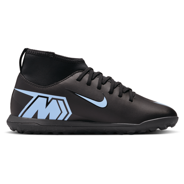 Nike JR Superfly 10 Club TF - Boys' Grade School - Black/Black