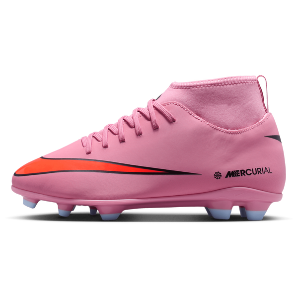 Nike JR Superfly 10 Club FG/MG - Boys' Grade School - Magic Flamingo/Total Crimson/Black - Image 2