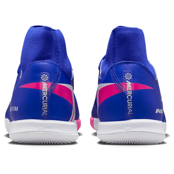 Nike Zoom Superfly 10 Academy IC - Men's - White/Racer Blue - Image 3
